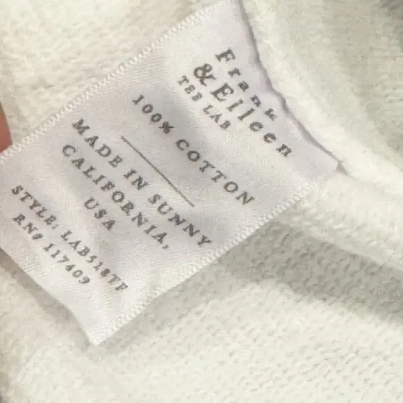 Frank & Eileen Women's Long-Sleeve Funnel Neck Capelet Sweater White Size S NWOT